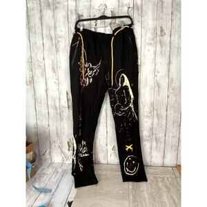 TANGO HOTEL Men's Isaac Pelayo Grapic Woven Pants Size L